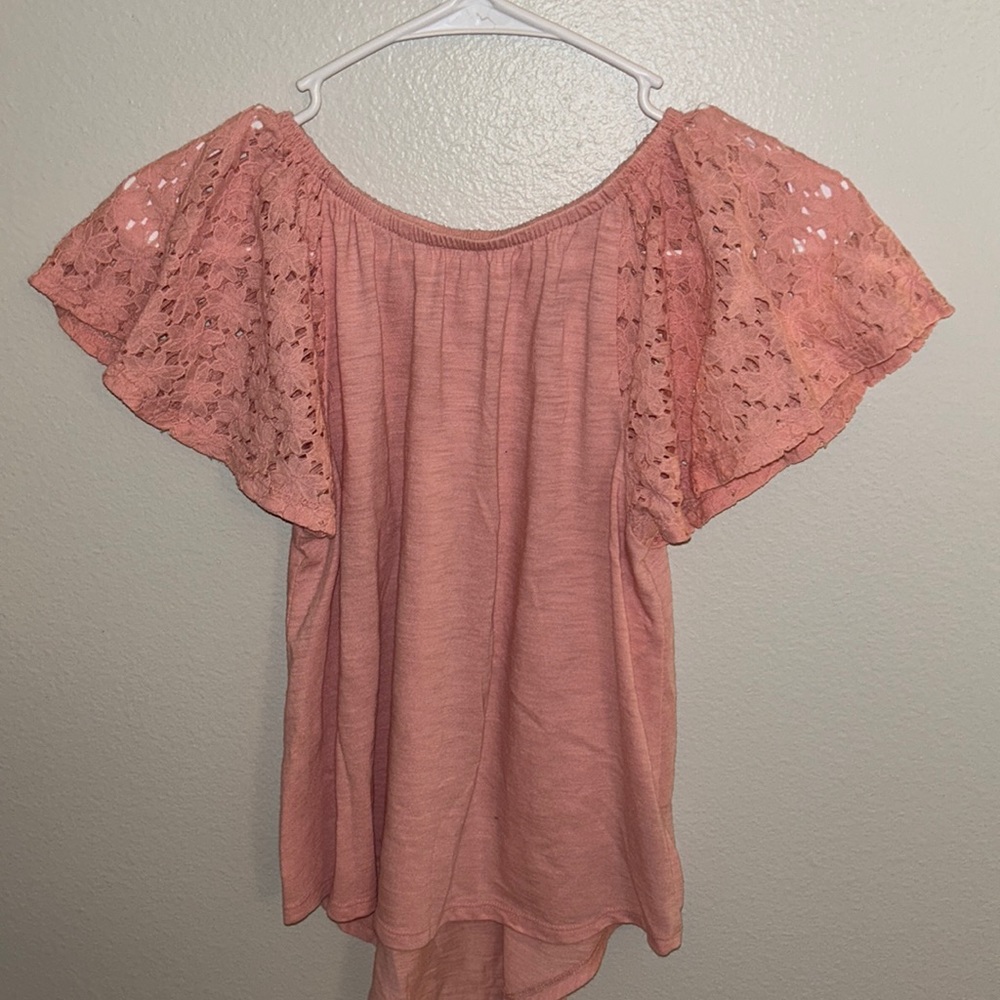 Old Navy girls small off shoulder top